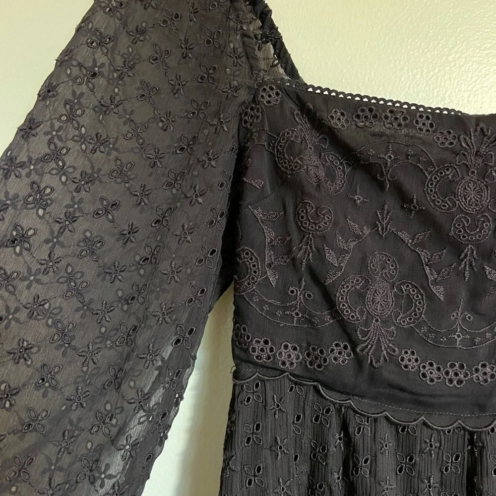 NEW Free People Malina Maxi Dress in Dark Scales - Picture 10 of 16